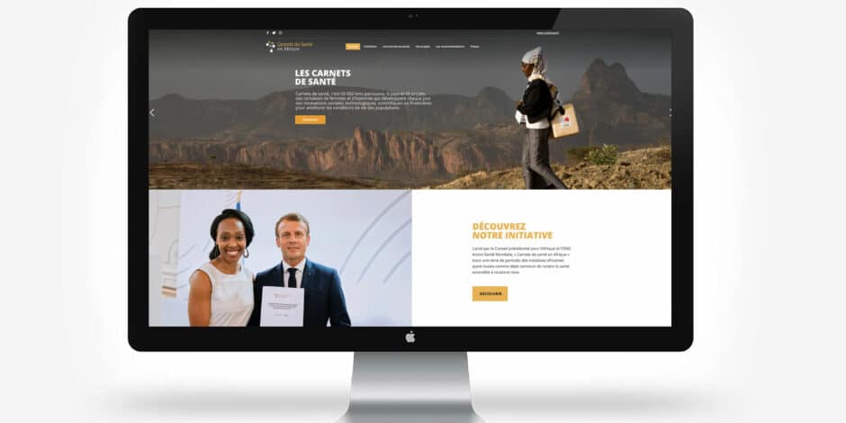 Carnets de Santé en Afrique iMac - Développeur Freelance Paris - Florian Perrier