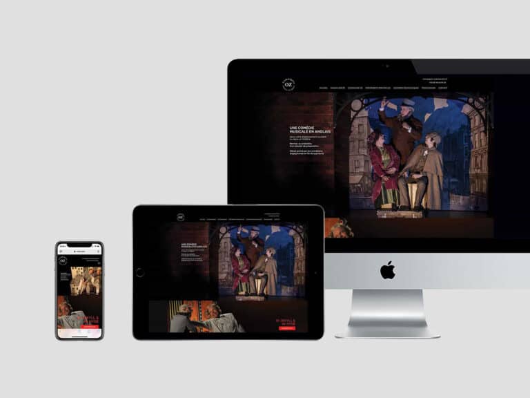 Projet développement web pour Compagnie Oz